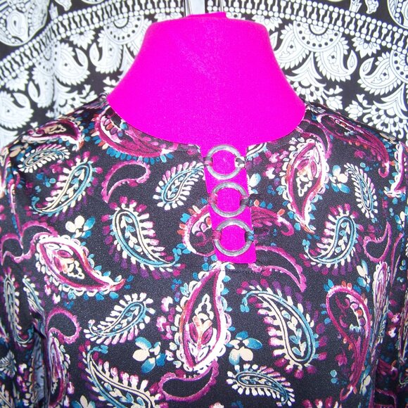 Ava & Grace NWT Fall Colors Dress Sz S - Picture 2 of 5